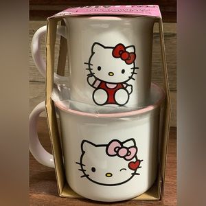 Super Cute 🥰 Hello Kitty  Mommy & Me Ceramic Coffee Mug set - New